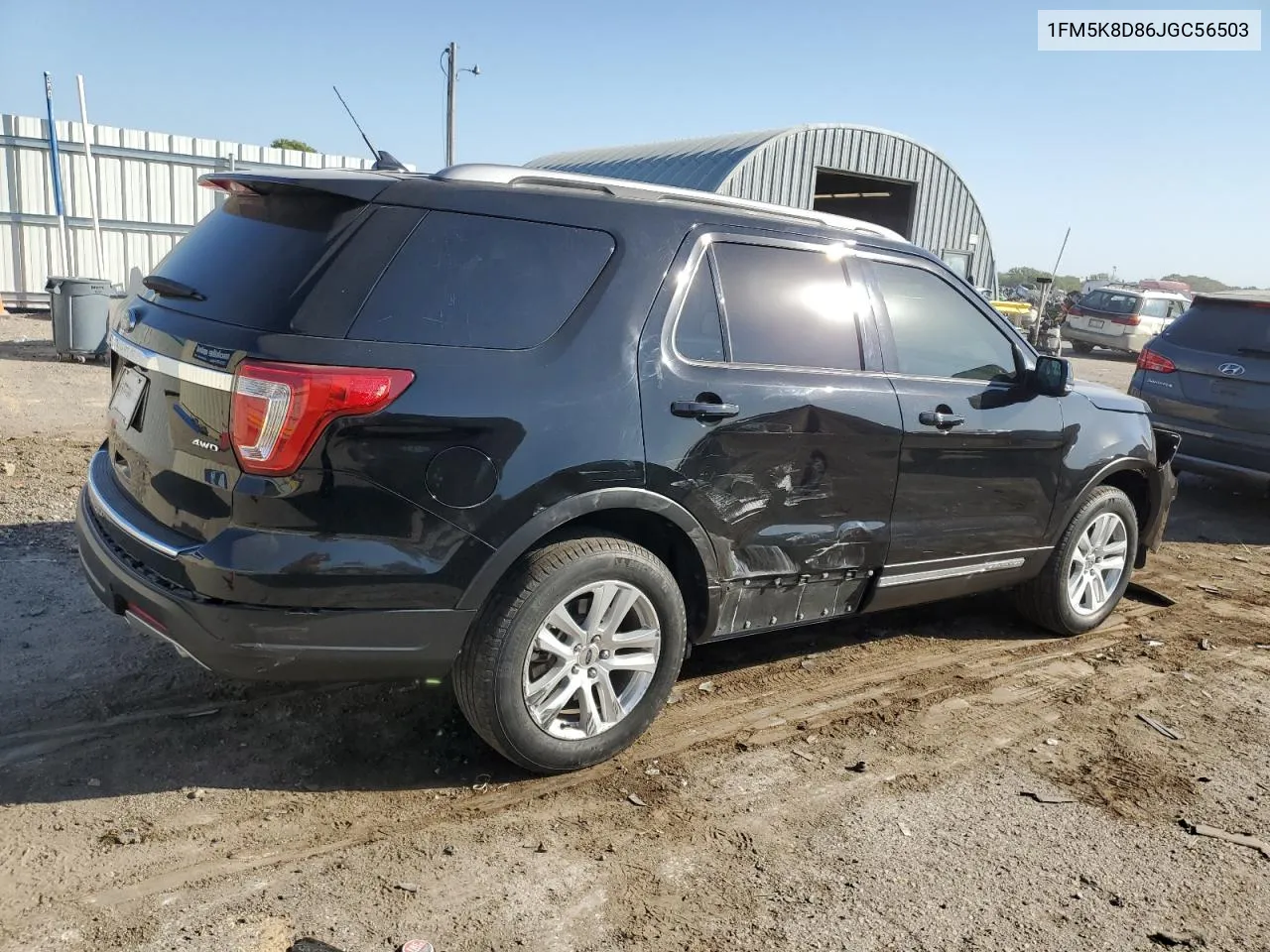 2018 Ford Explorer Xlt VIN: 1FM5K8D86JGC56503 Lot: 74762984