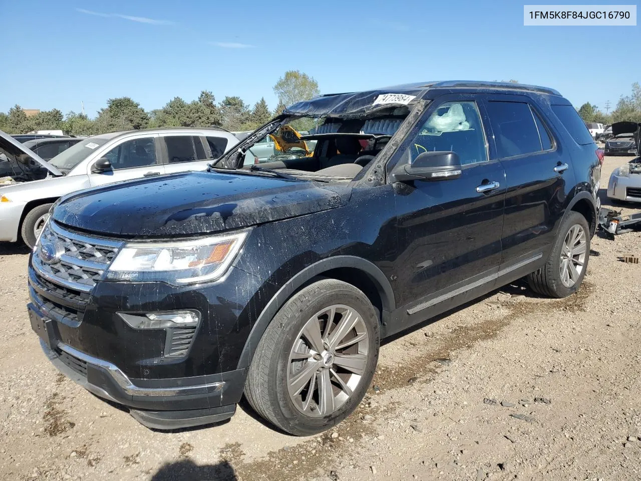 2018 Ford Explorer Limited VIN: 1FM5K8F84JGC16790 Lot: 74773984