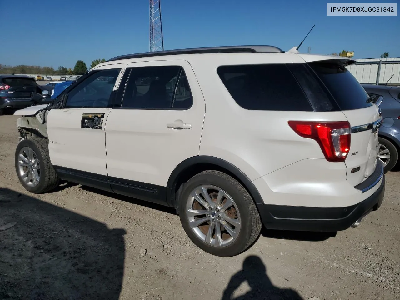 1FM5K7D8XJGC31842 2018 Ford Explorer Xlt