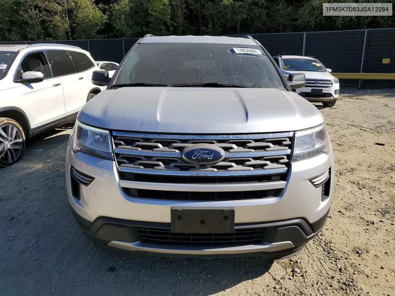 2018 Ford Explorer Xlt VIN: 1FM5K7D83JGA12284 Lot: 74854884