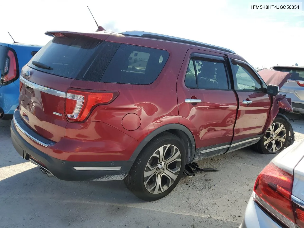 2018 Ford Explorer Platinum VIN: 1FM5K8HT4JGC56854 Lot: 74897004