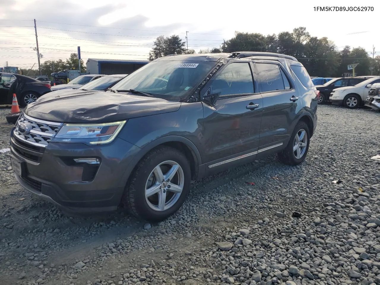 1FM5K7D89JGC62970 2018 Ford Explorer Xlt