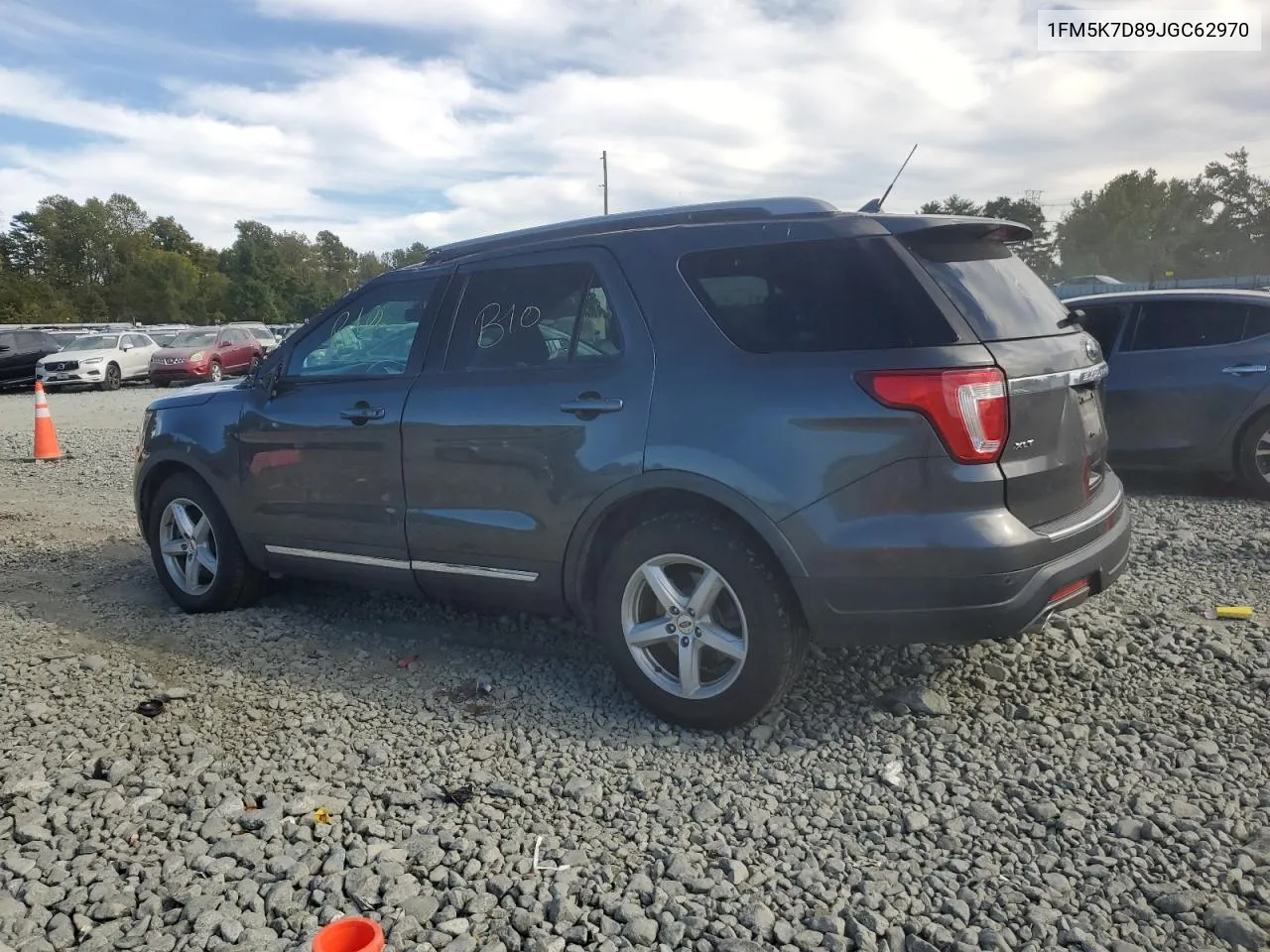 1FM5K7D89JGC62970 2018 Ford Explorer Xlt