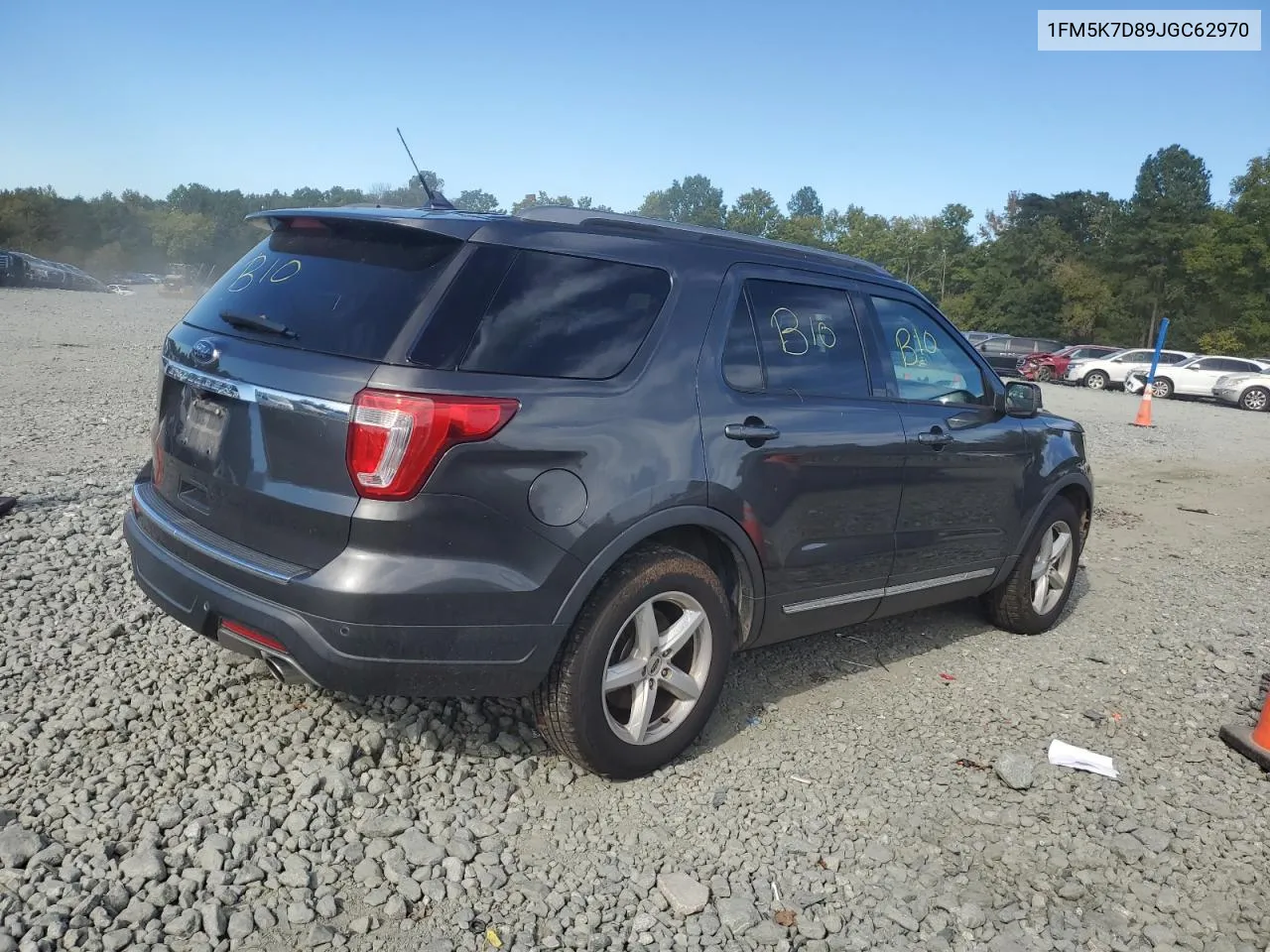 1FM5K7D89JGC62970 2018 Ford Explorer Xlt