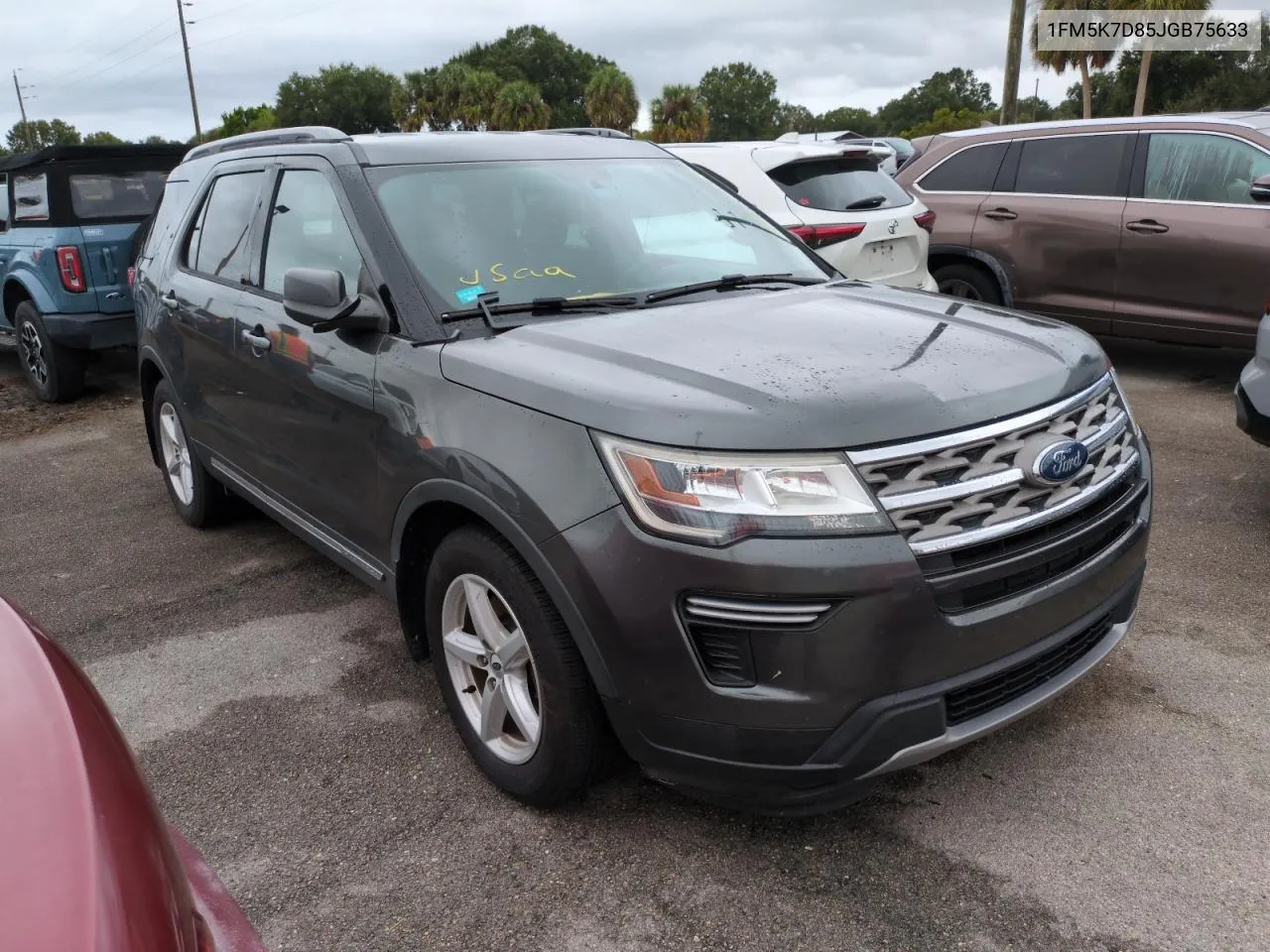 2018 Ford Explorer Xlt VIN: 1FM5K7D85JGB75633 Lot: 75002954