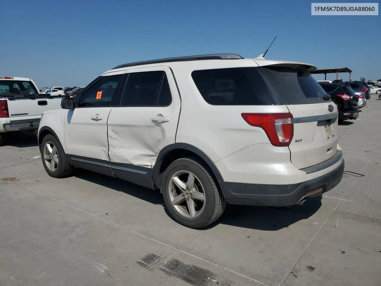 2018 Ford Explorer Xlt VIN: 1FM5K7D89JGA88060 Lot: 75011124