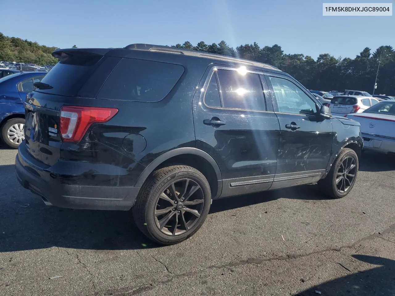 2018 Ford Explorer Xlt VIN: 1FM5K8DHXJGC89004 Lot: 75019164