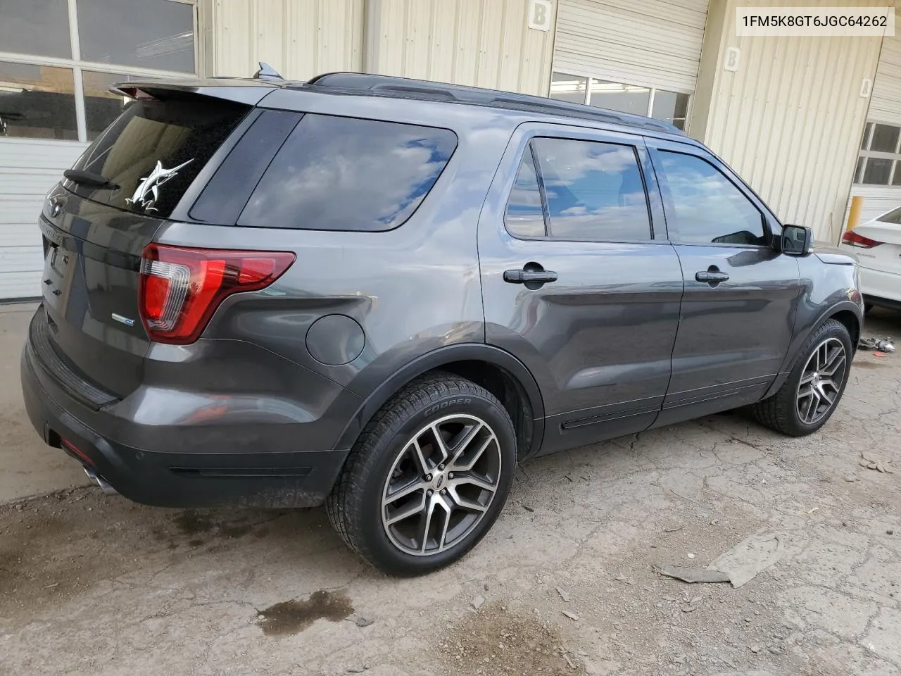 2018 Ford Explorer Sport VIN: 1FM5K8GT6JGC64262 Lot: 75125884