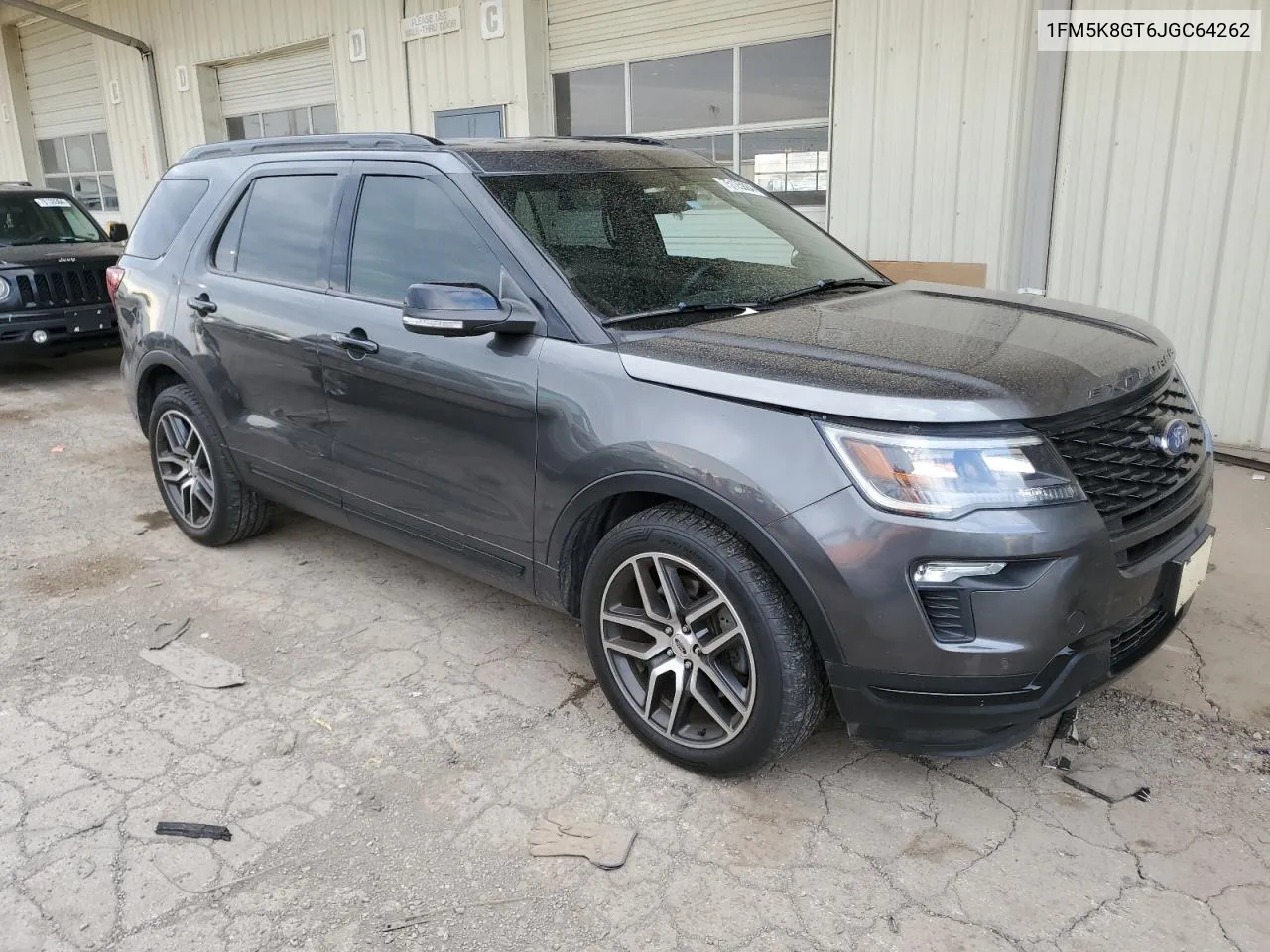 2018 Ford Explorer Sport VIN: 1FM5K8GT6JGC64262 Lot: 75125884