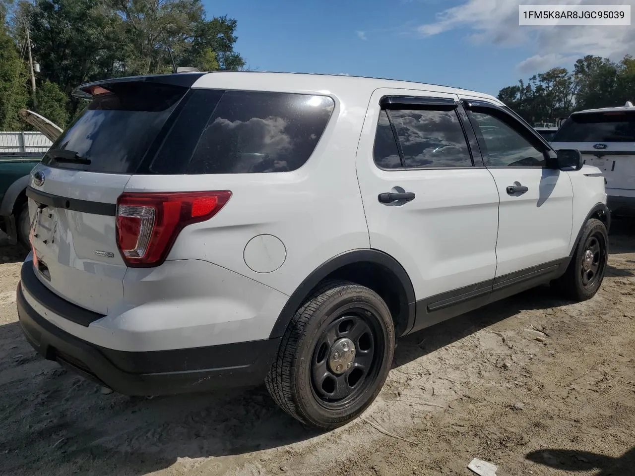 2018 Ford Explorer Police Interceptor VIN: 1FM5K8AR8JGC95039 Lot: 75198734