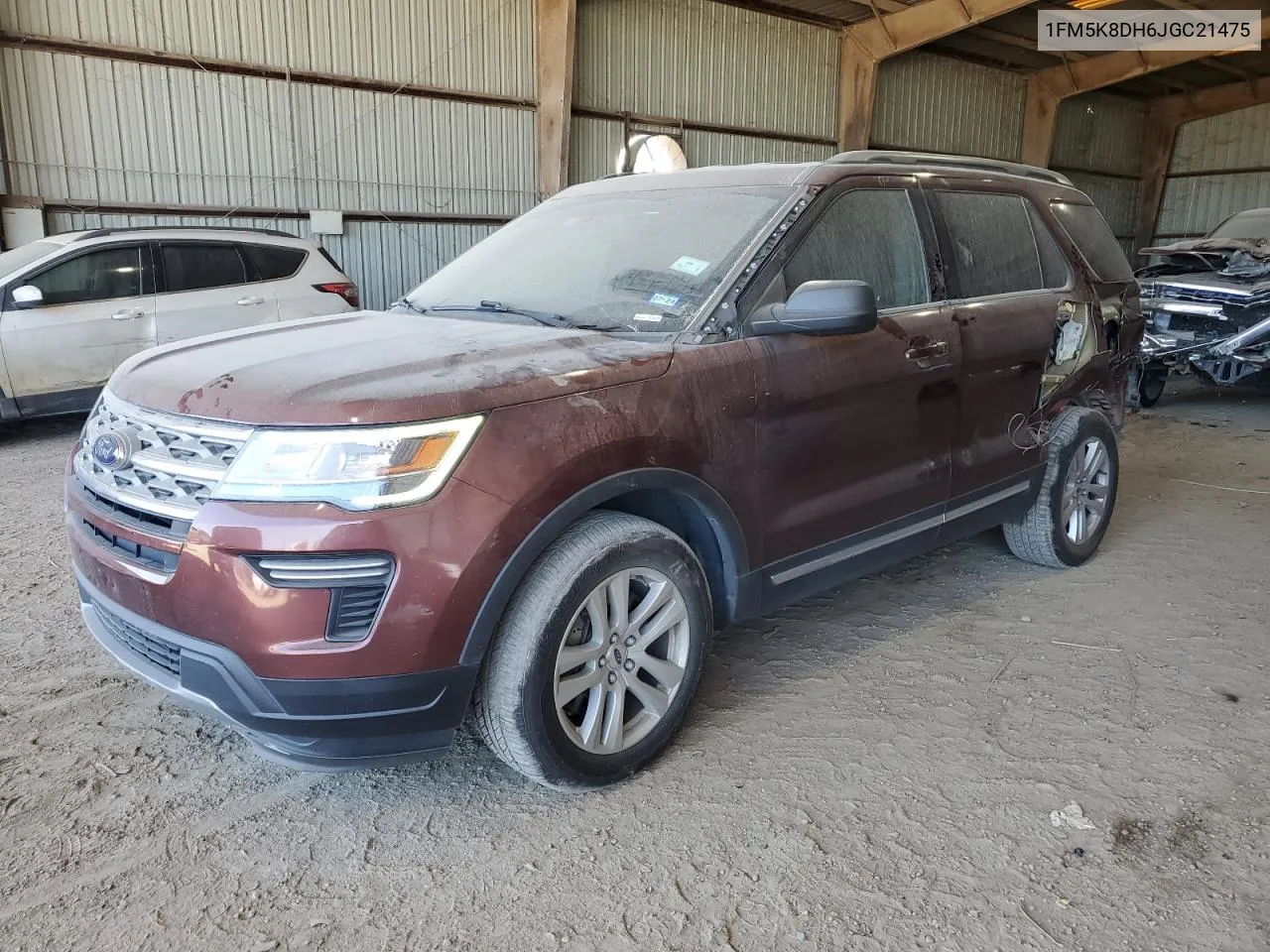 2018 Ford Explorer Xlt VIN: 1FM5K8DH6JGC21475 Lot: 75285164