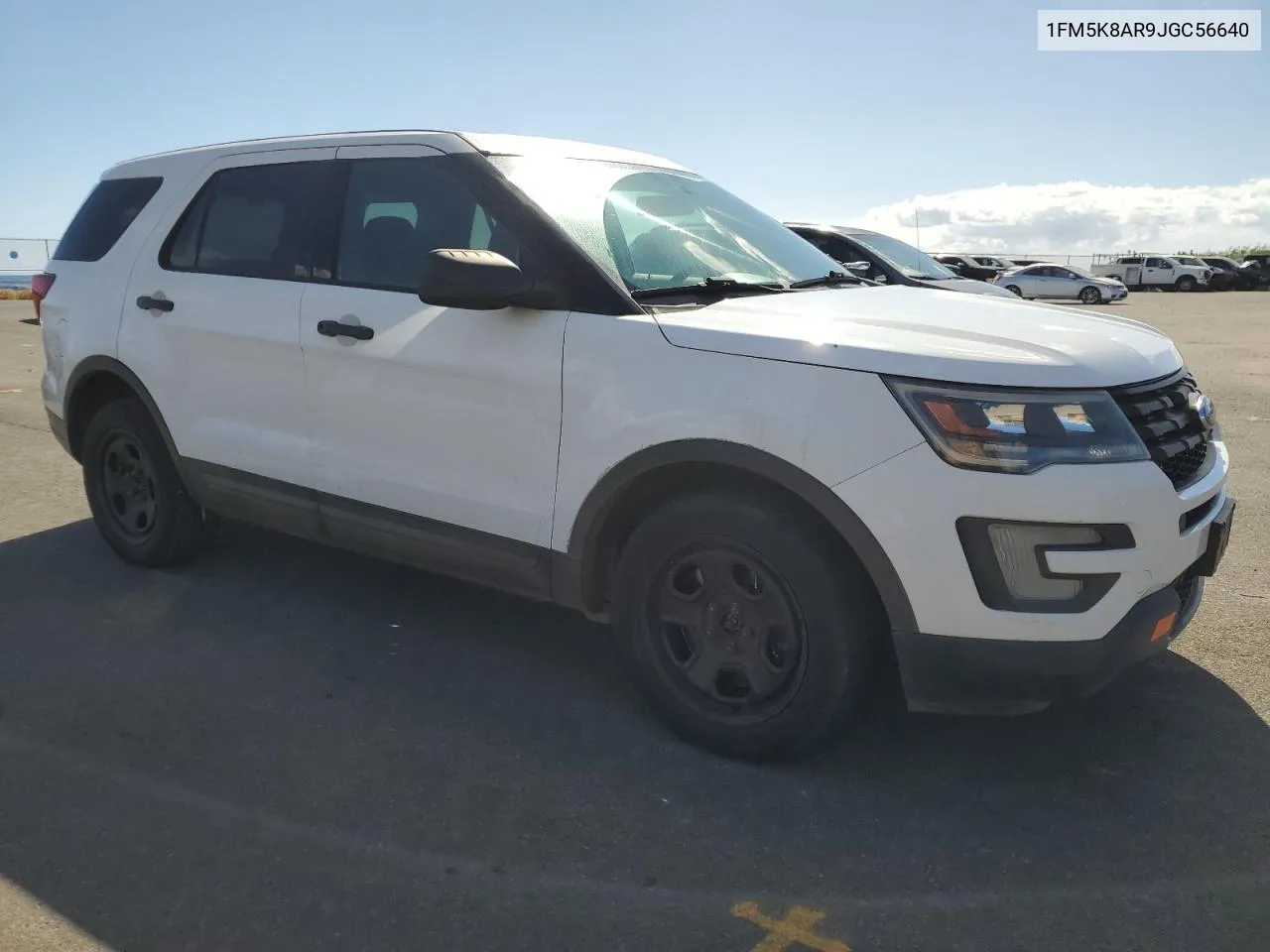 2018 Ford Explorer Police Interceptor VIN: 1FM5K8AR9JGC56640 Lot: 75353954