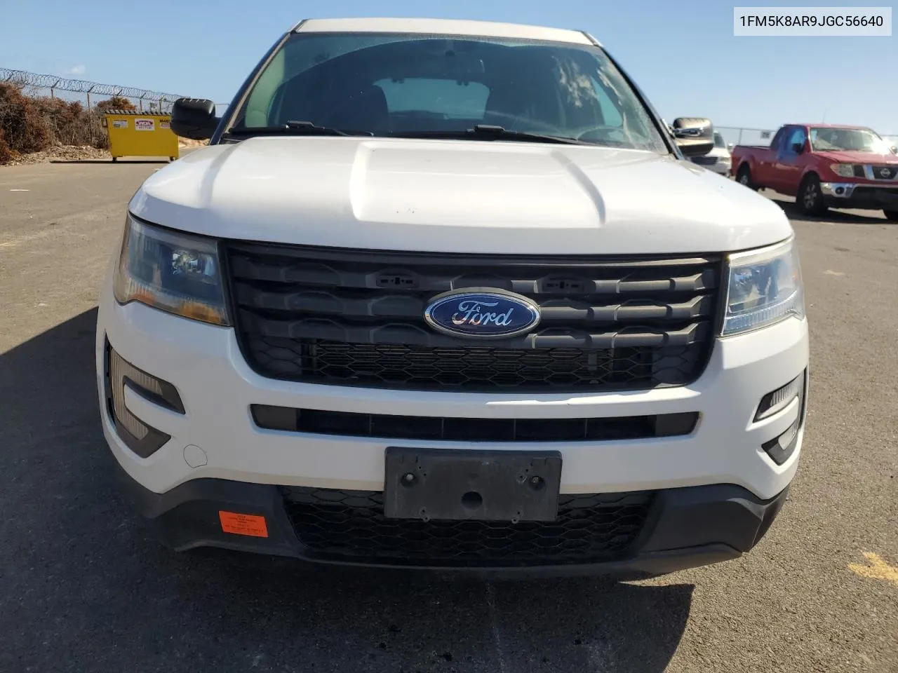 2018 Ford Explorer Police Interceptor VIN: 1FM5K8AR9JGC56640 Lot: 75353954