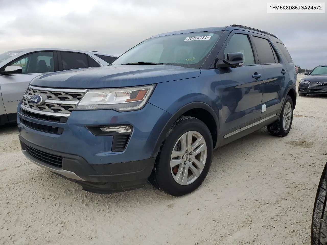 2018 Ford Explorer Xlt VIN: 1FM5K8D85JGA24572 Lot: 75428774