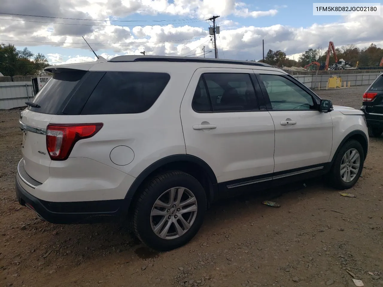 2018 Ford Explorer Xlt VIN: 1FM5K8D82JGC02180 Lot: 75453404