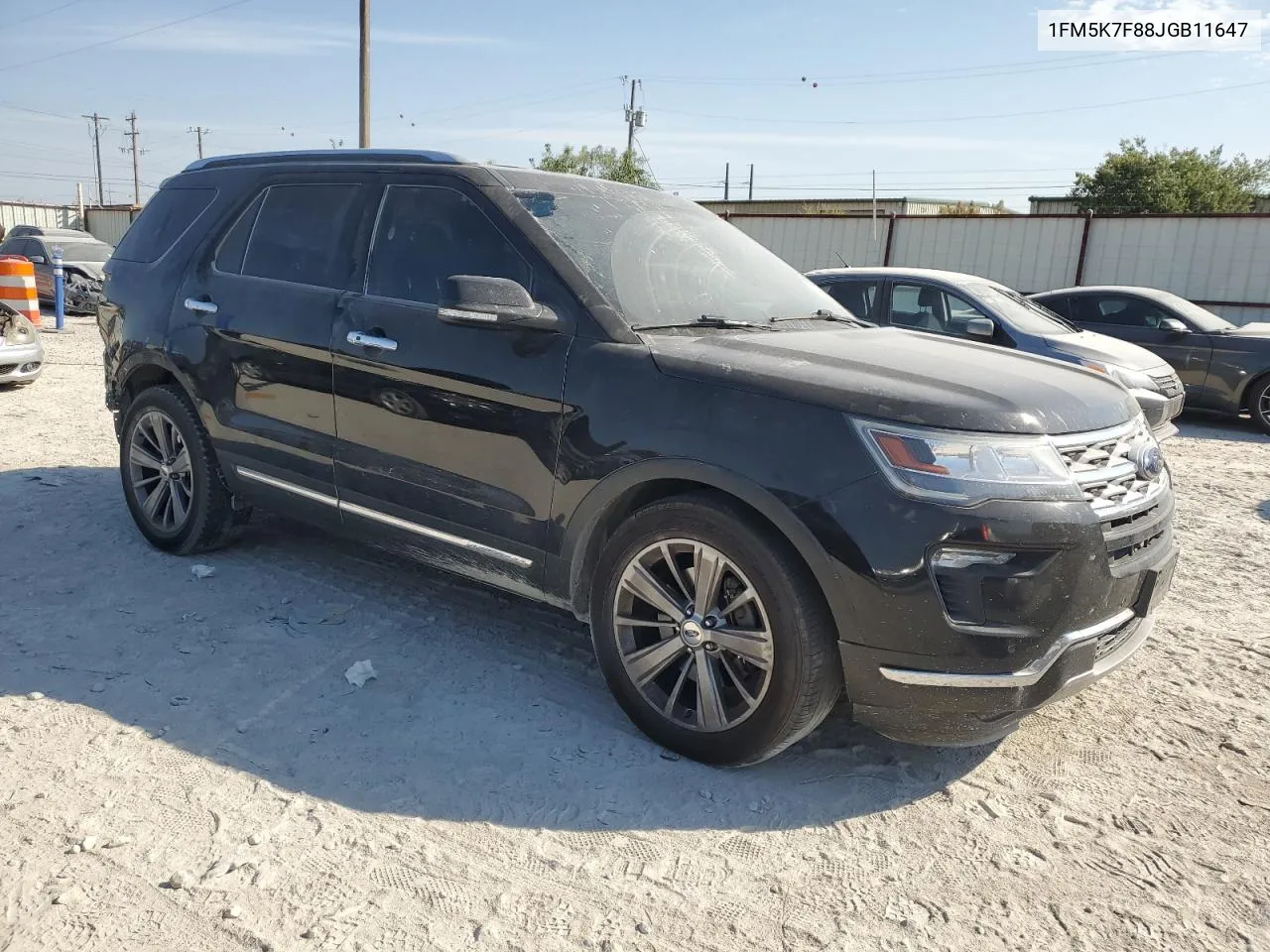 2018 Ford Explorer Limited VIN: 1FM5K7F88JGB11647 Lot: 75463424