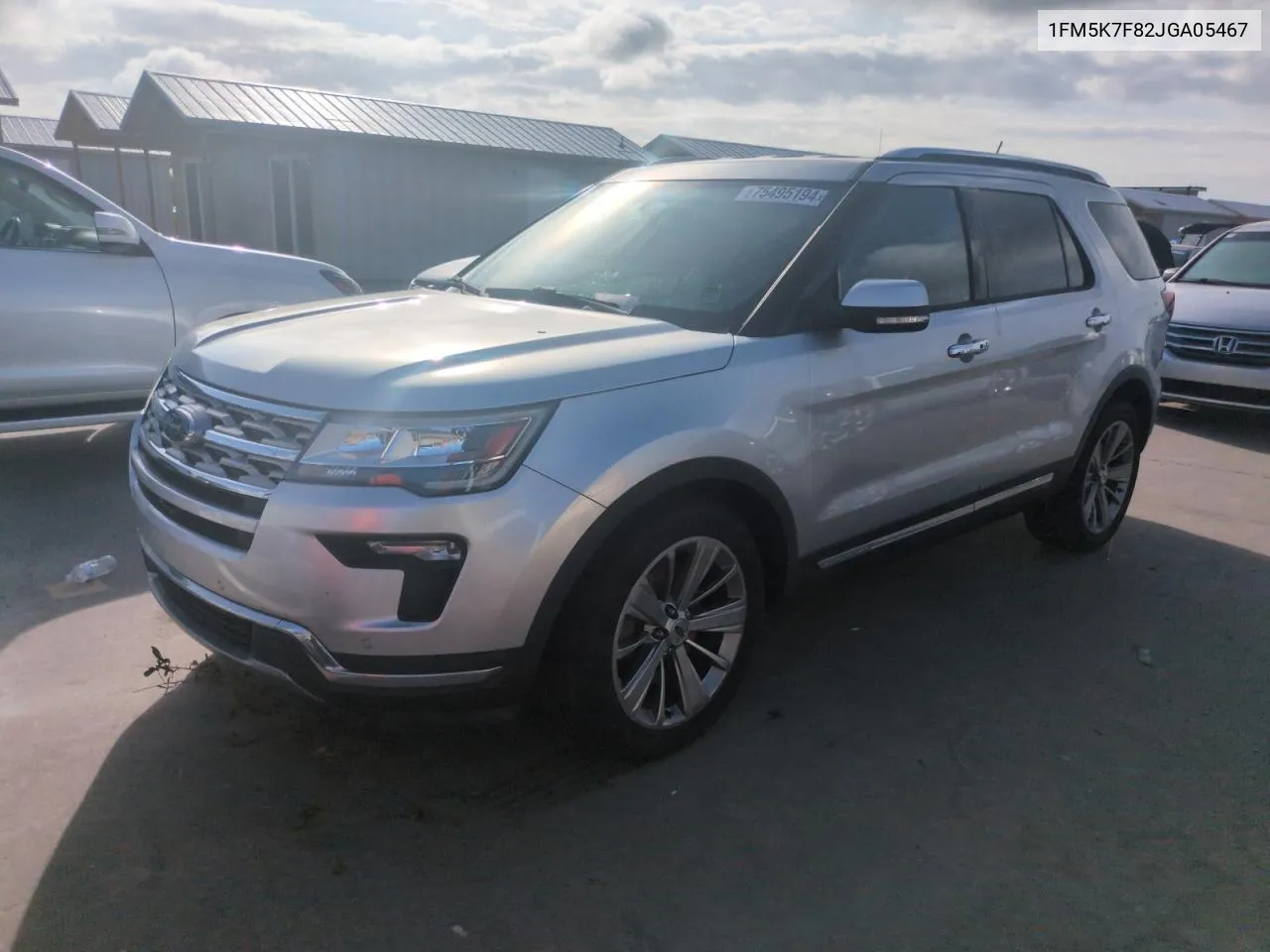 2018 Ford Explorer Limited VIN: 1FM5K7F82JGA05467 Lot: 75495194