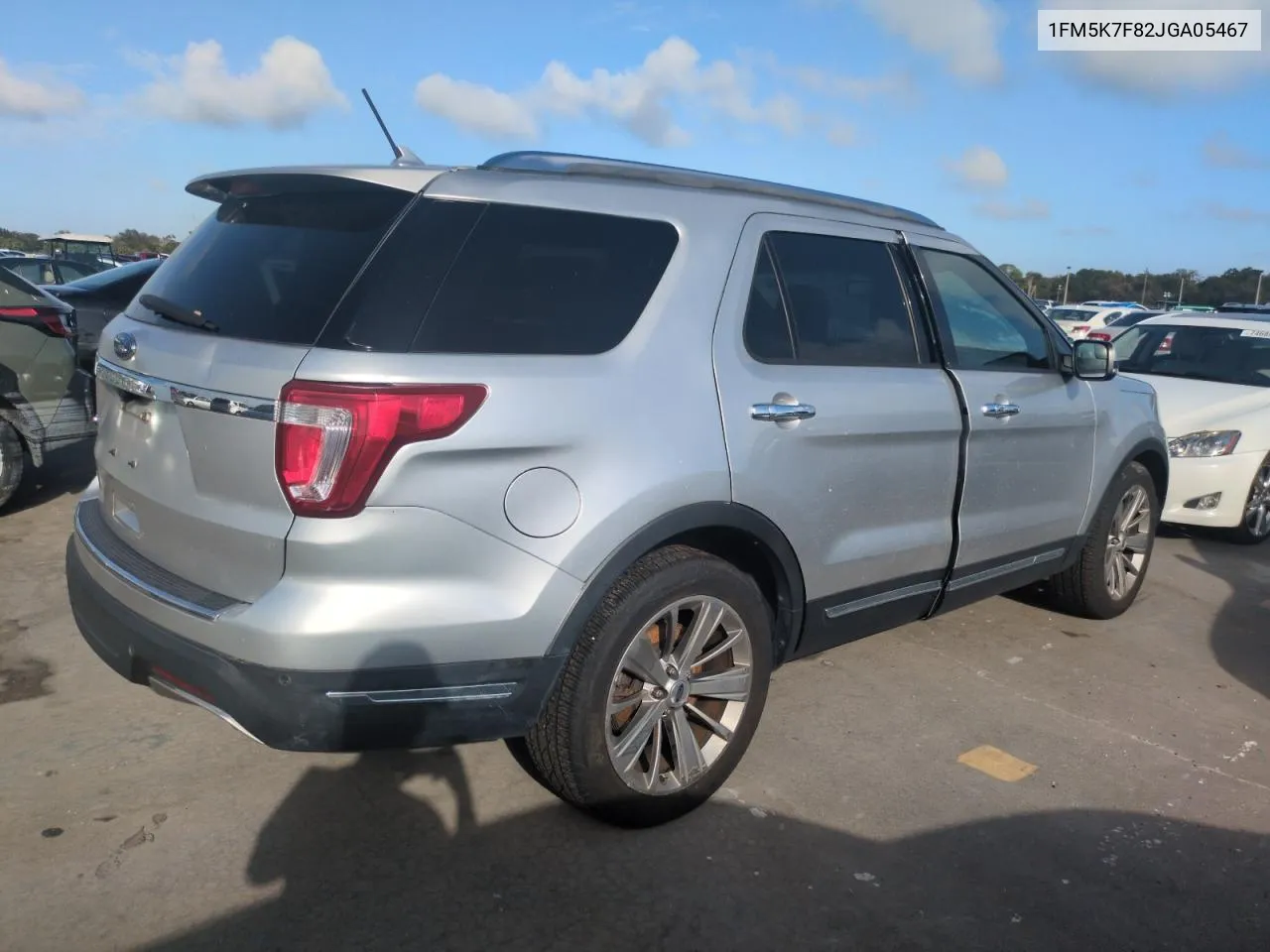 2018 Ford Explorer Limited VIN: 1FM5K7F82JGA05467 Lot: 75495194