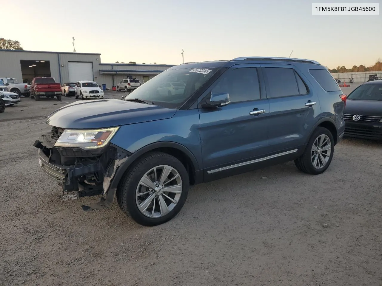 2018 Ford Explorer Limited VIN: 1FM5K8F81JGB45600 Lot: 75612294