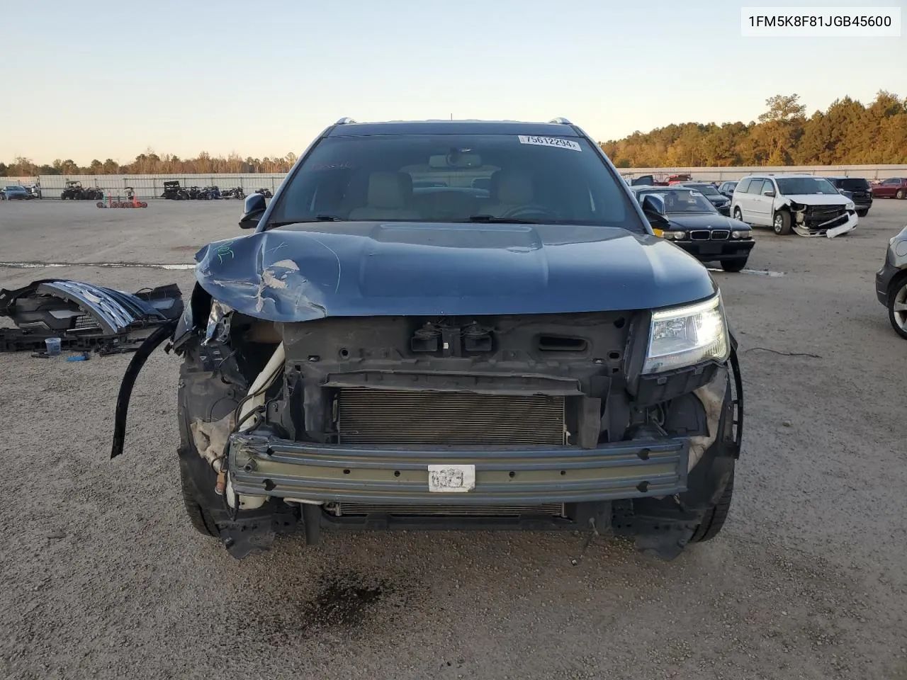 2018 Ford Explorer Limited VIN: 1FM5K8F81JGB45600 Lot: 75612294