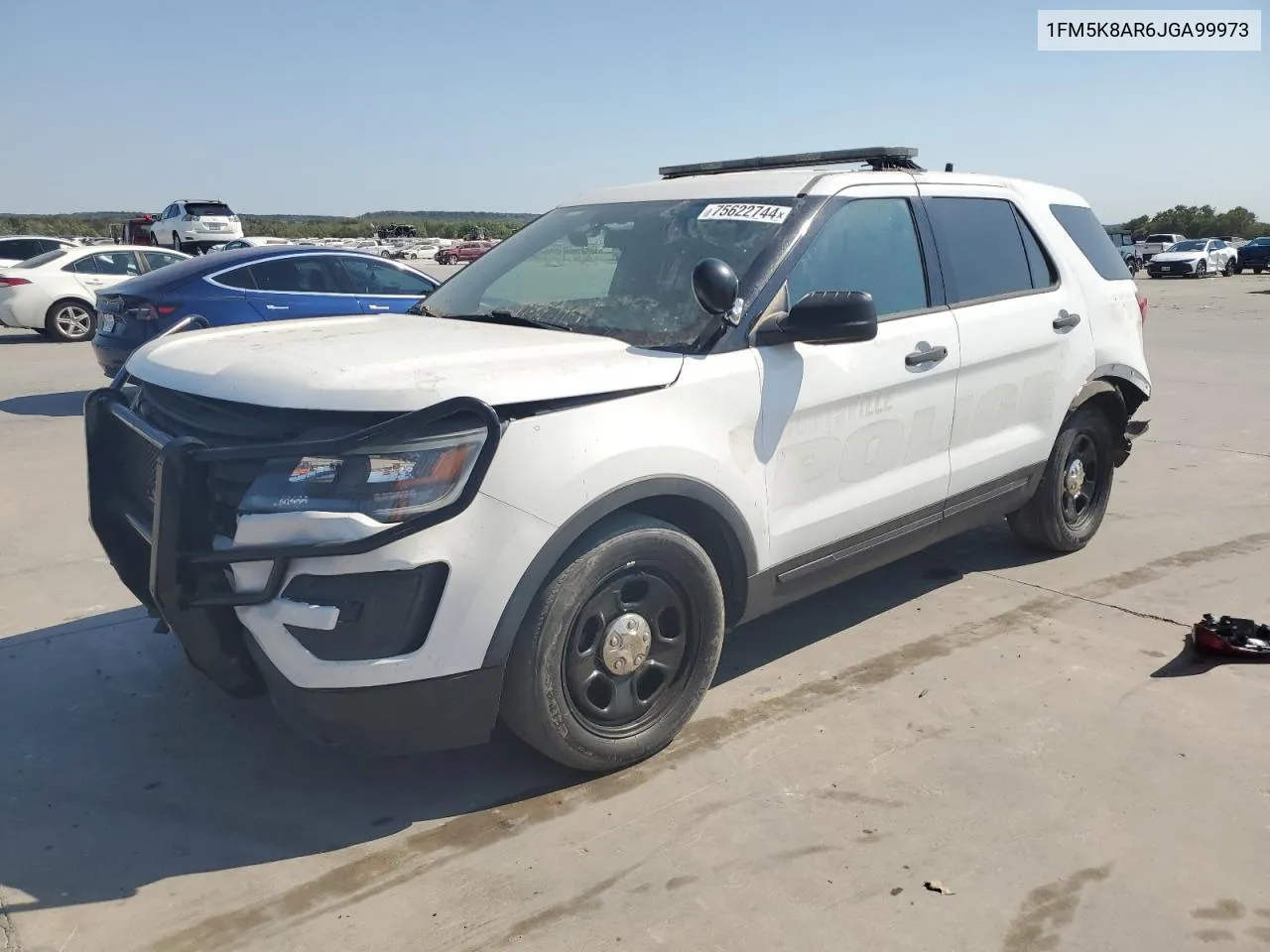 1FM5K8AR6JGA99973 2018 Ford Explorer Police Interceptor