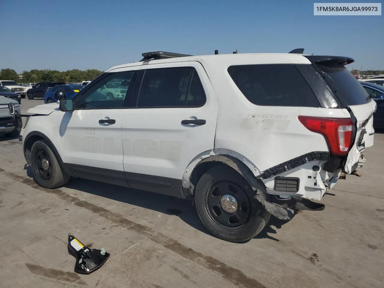 2018 Ford Explorer Police Interceptor VIN: 1FM5K8AR6JGA99973 Lot: 75622744