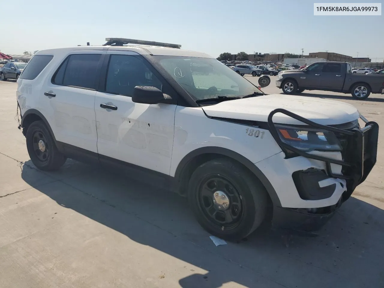 1FM5K8AR6JGA99973 2018 Ford Explorer Police Interceptor