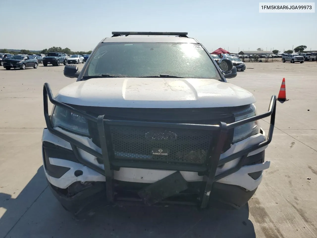 1FM5K8AR6JGA99973 2018 Ford Explorer Police Interceptor