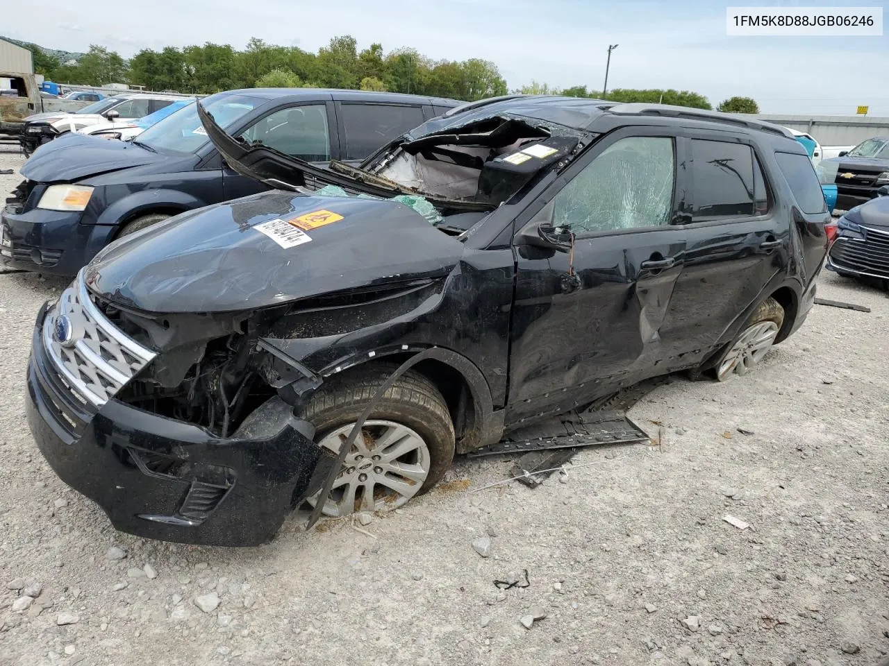 2018 Ford Explorer Xlt VIN: 1FM5K8D88JGB06246 Lot: 75739484