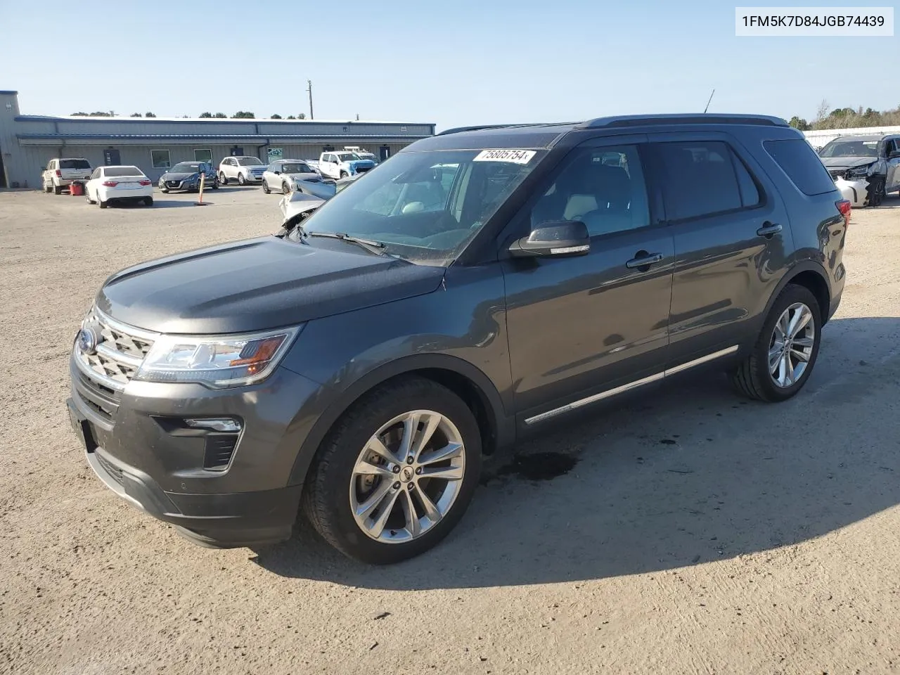 2018 Ford Explorer Xlt VIN: 1FM5K7D84JGB74439 Lot: 75805754