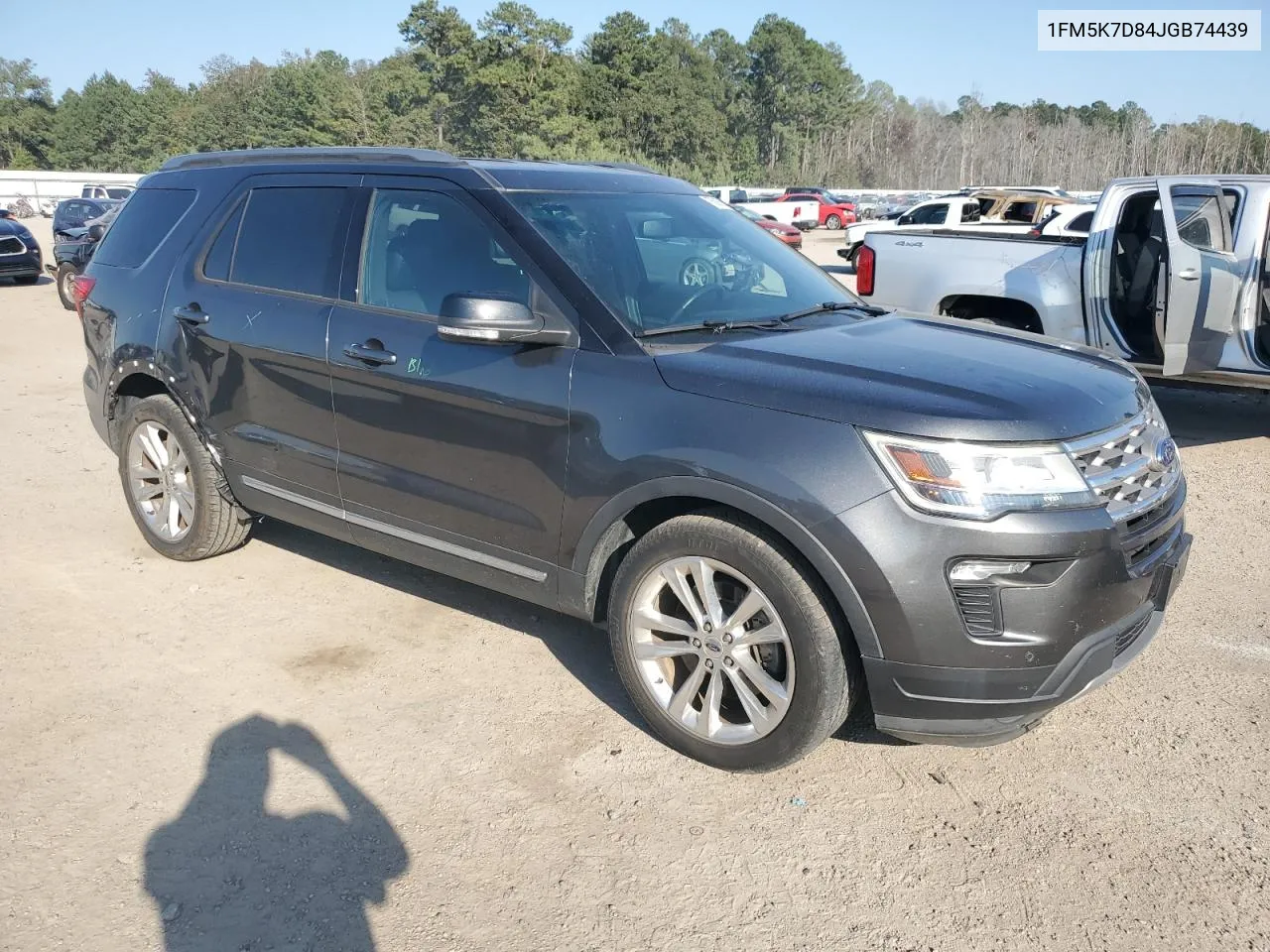 2018 Ford Explorer Xlt VIN: 1FM5K7D84JGB74439 Lot: 75805754