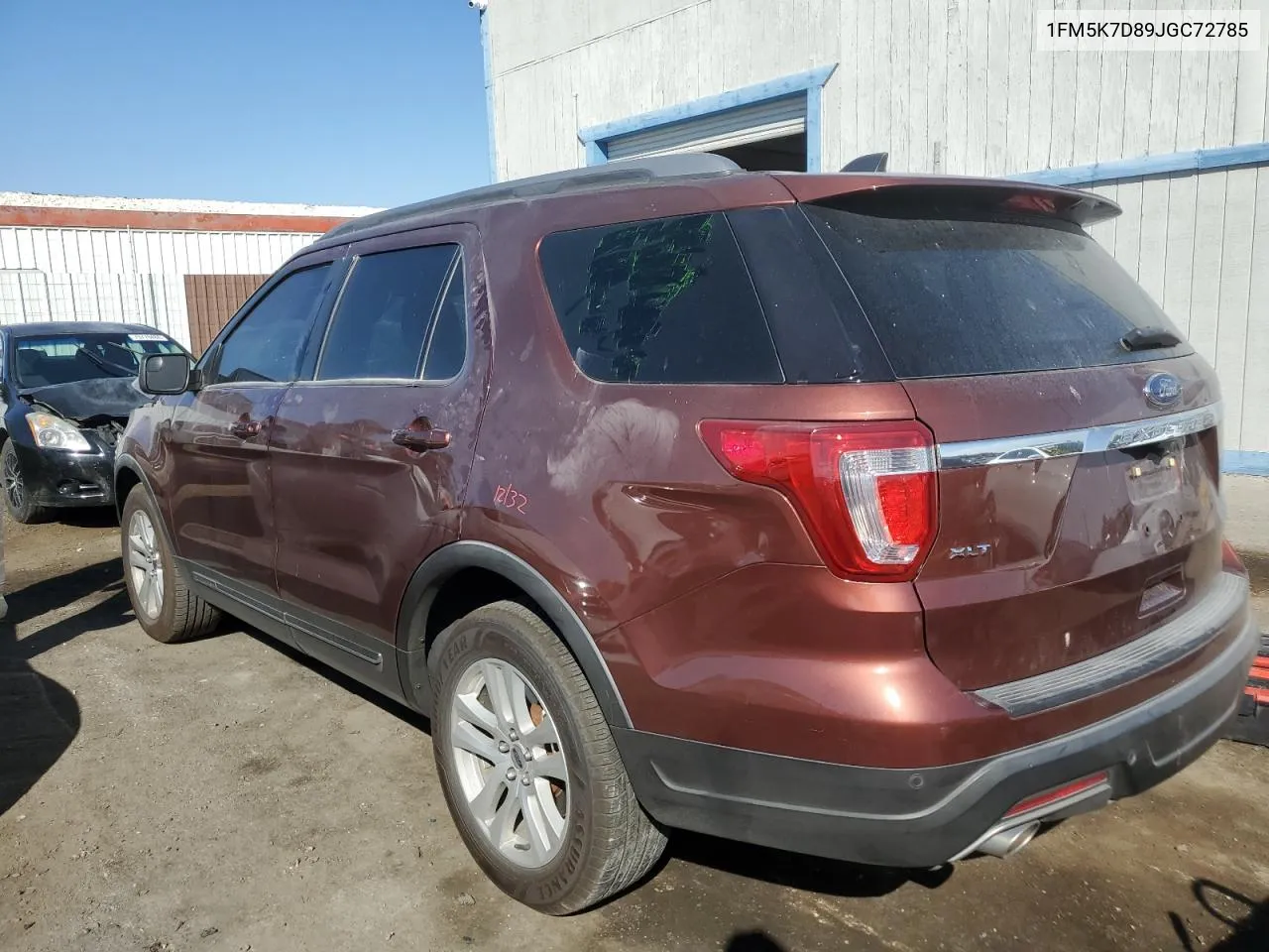 2018 Ford Explorer Xlt VIN: 1FM5K7D89JGC72785 Lot: 75842974