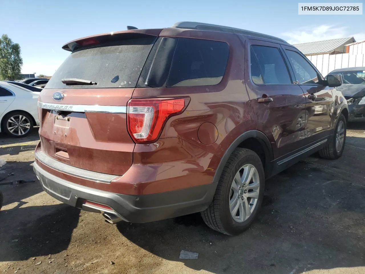 1FM5K7D89JGC72785 2018 Ford Explorer Xlt