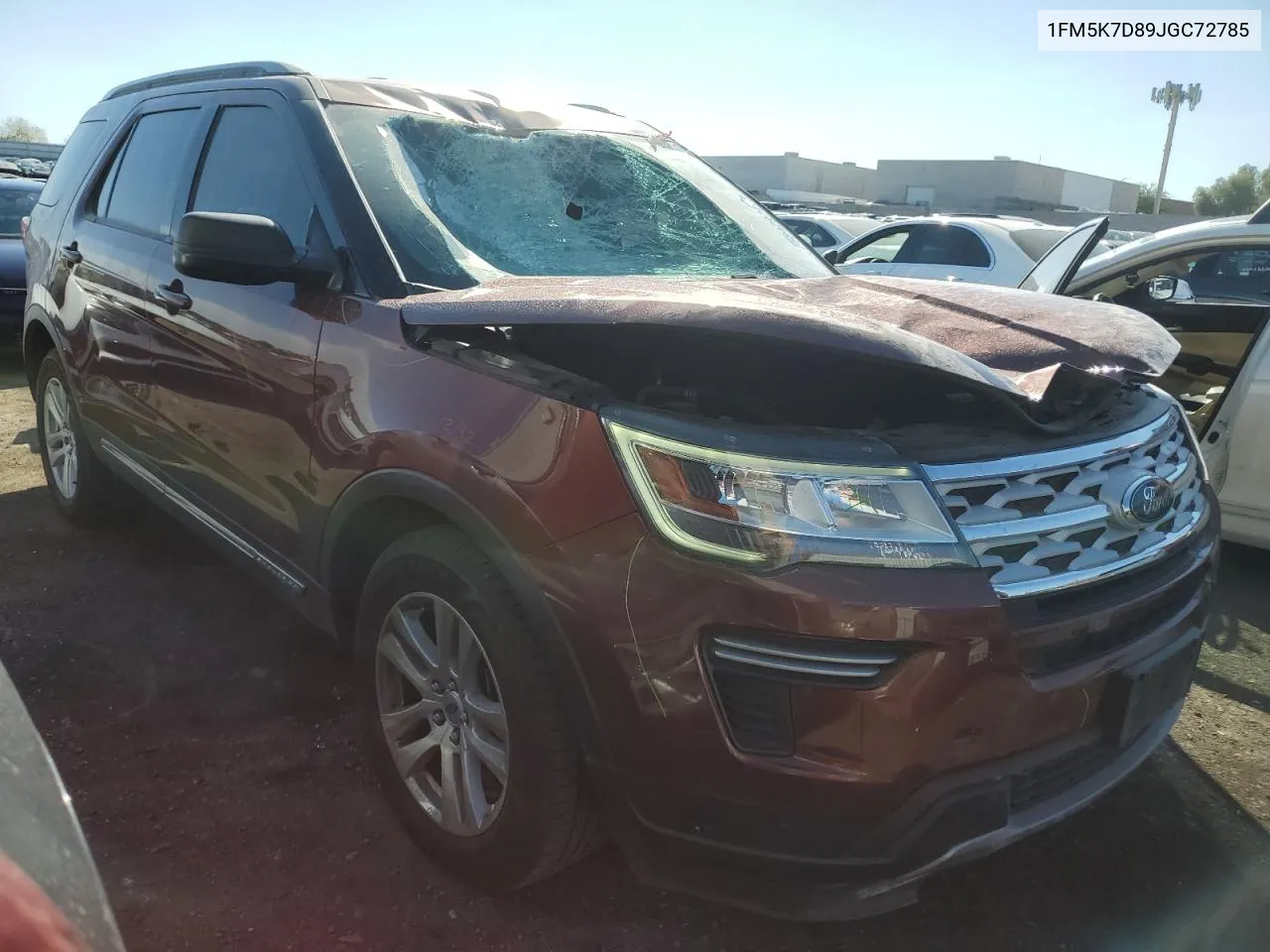 1FM5K7D89JGC72785 2018 Ford Explorer Xlt