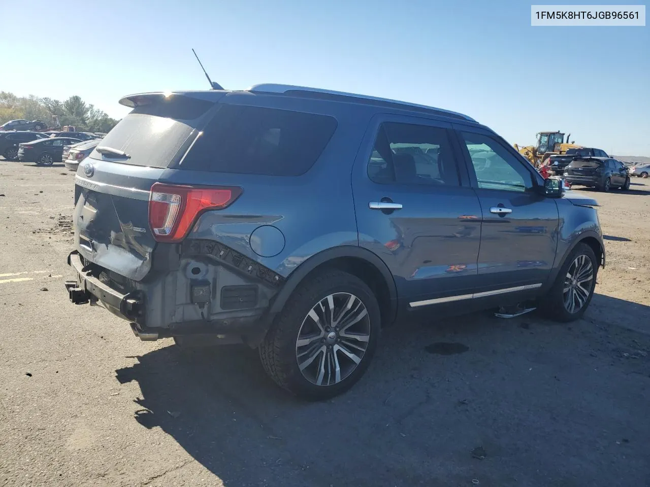 2018 Ford Explorer Platinum VIN: 1FM5K8HT6JGB96561 Lot: 75889354