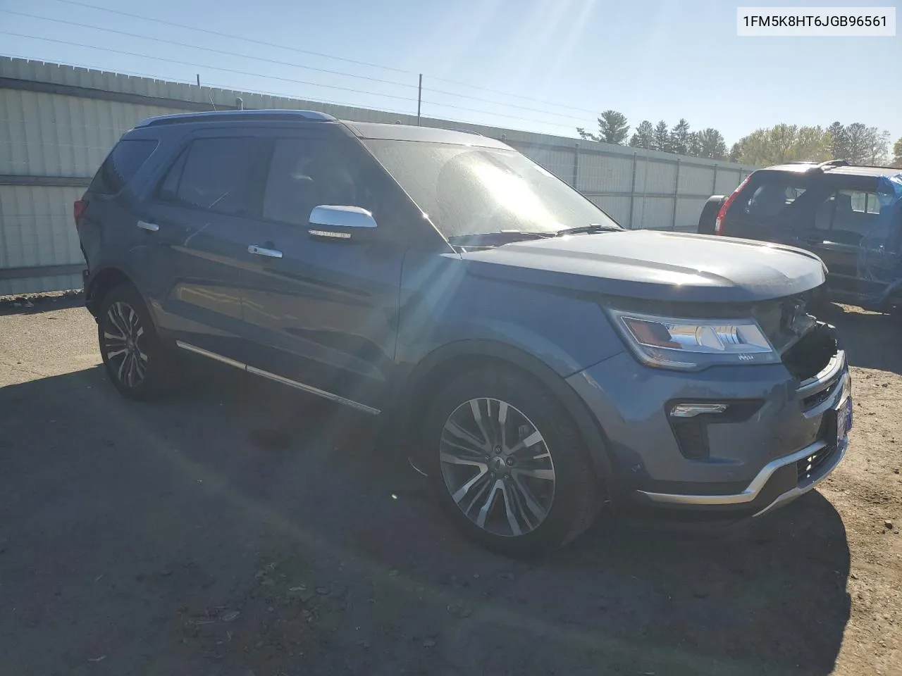 2018 Ford Explorer Platinum VIN: 1FM5K8HT6JGB96561 Lot: 75889354