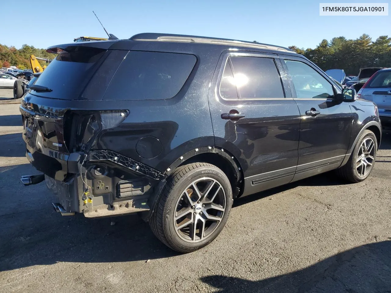 2018 Ford Explorer Sport VIN: 1FM5K8GT5JGA10901 Lot: 75987184