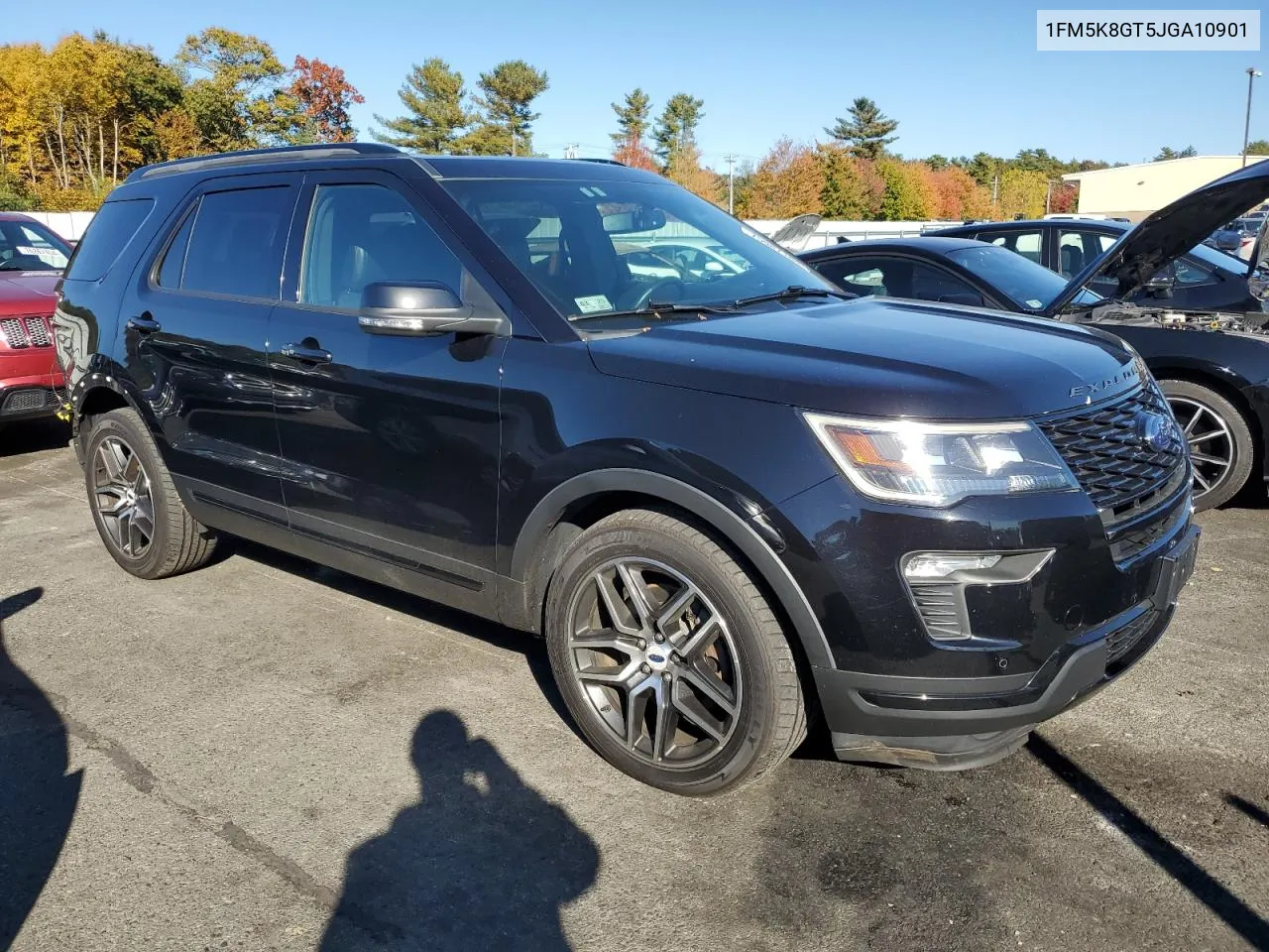 2018 Ford Explorer Sport VIN: 1FM5K8GT5JGA10901 Lot: 75987184