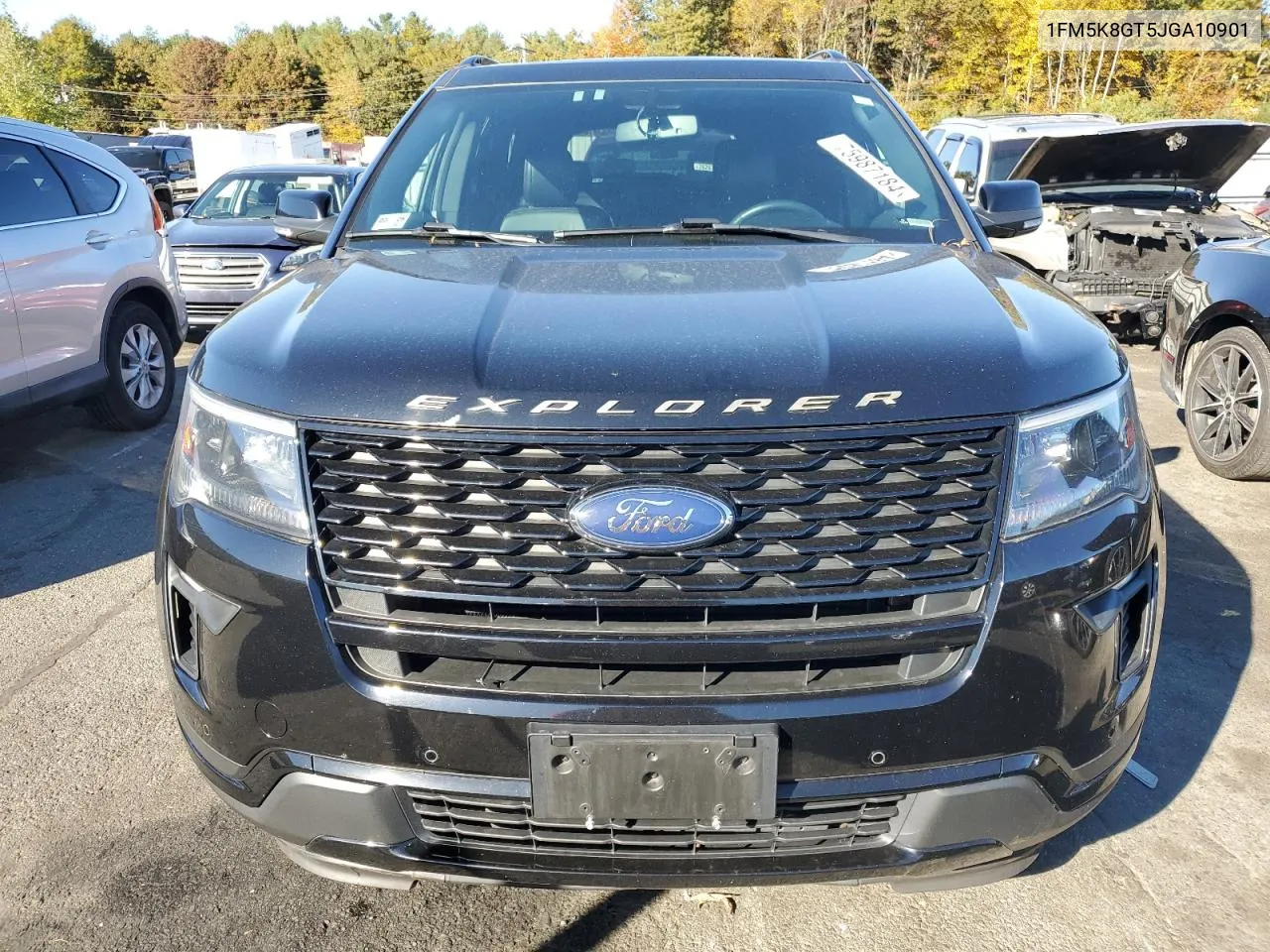 2018 Ford Explorer Sport VIN: 1FM5K8GT5JGA10901 Lot: 75987184