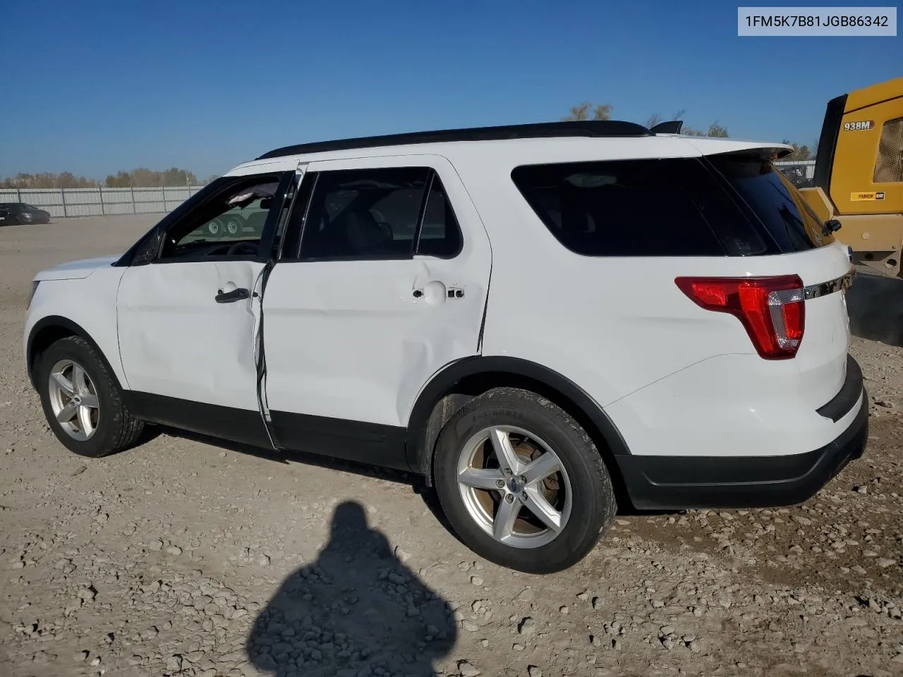 2018 Ford Explorer VIN: 1FM5K7B81JGB86342 Lot: 76094134