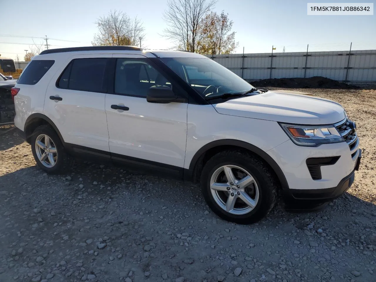 2018 Ford Explorer VIN: 1FM5K7B81JGB86342 Lot: 76094134