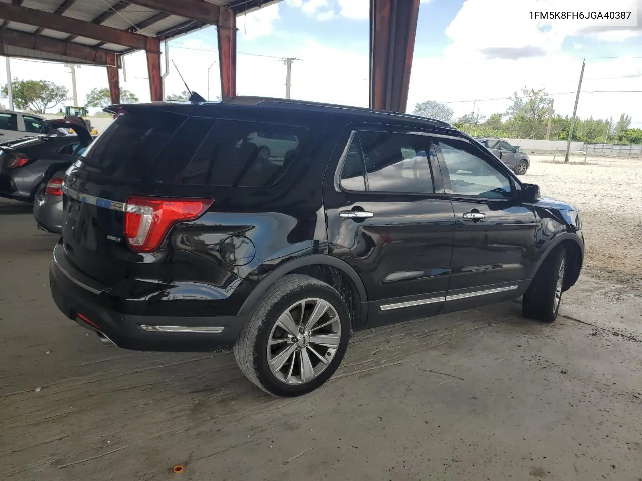 1FM5K8FH6JGA40387 2018 Ford Explorer Limited