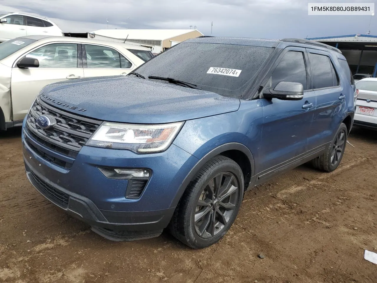 2018 Ford Explorer VIN: 1FM5K8D80JGB89431 Lot: 76342074