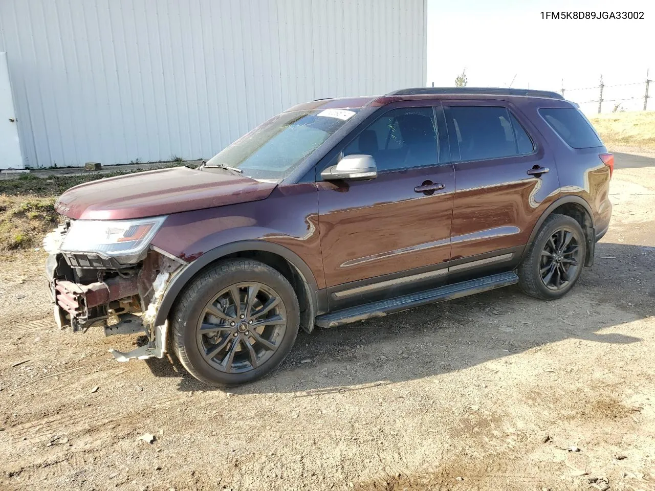 2018 Ford Explorer Xlt VIN: 1FM5K8D89JGA33002 Lot: 76359614