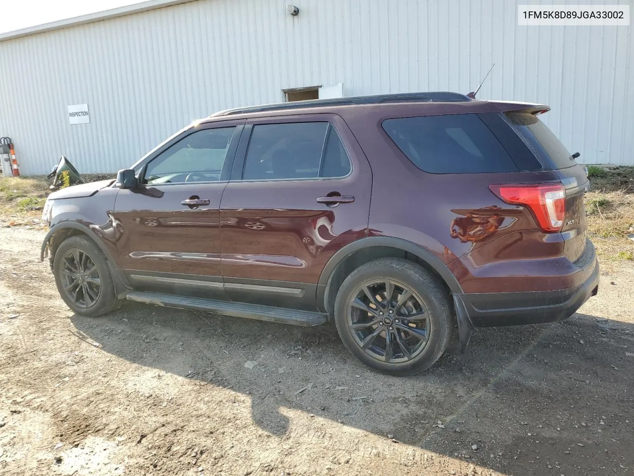 2018 Ford Explorer Xlt VIN: 1FM5K8D89JGA33002 Lot: 76359614