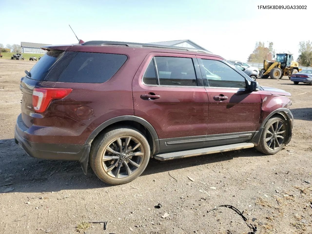 2018 Ford Explorer Xlt VIN: 1FM5K8D89JGA33002 Lot: 76359614