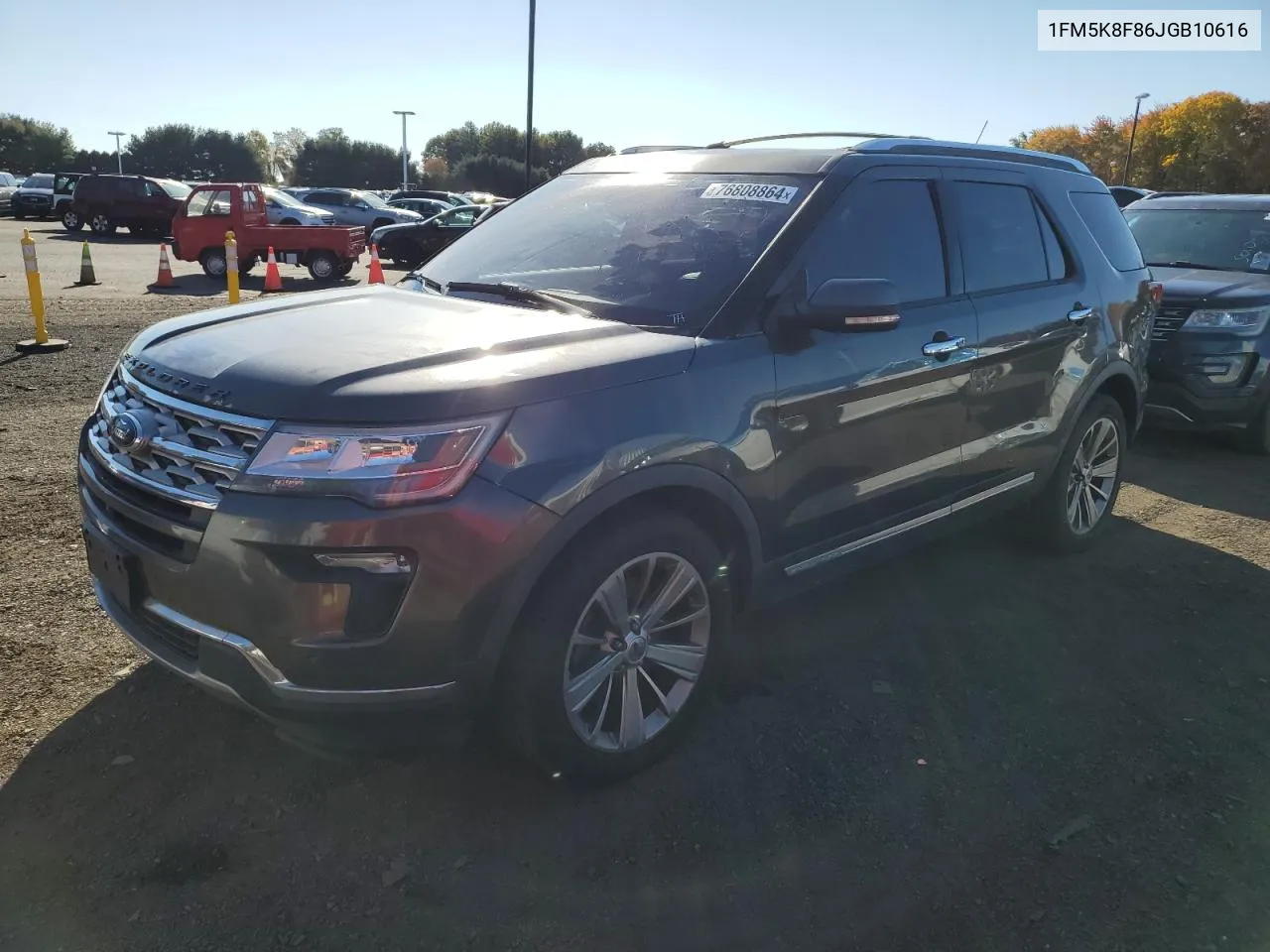 2018 Ford Explorer Limited VIN: 1FM5K8F86JGB10616 Lot: 76808864