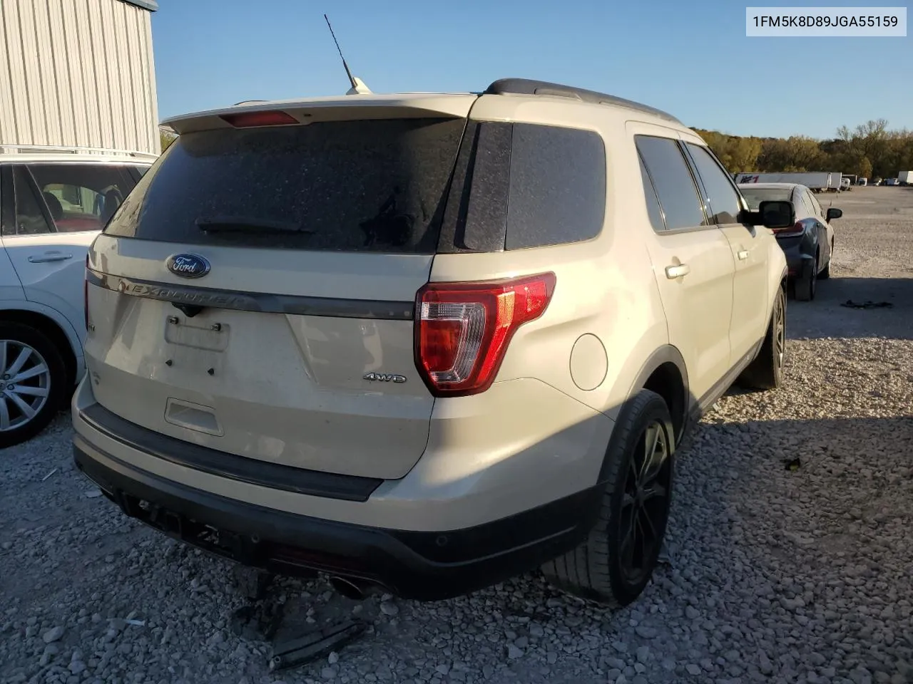 2018 Ford Explorer Xlt VIN: 1FM5K8D89JGA55159 Lot: 76844064