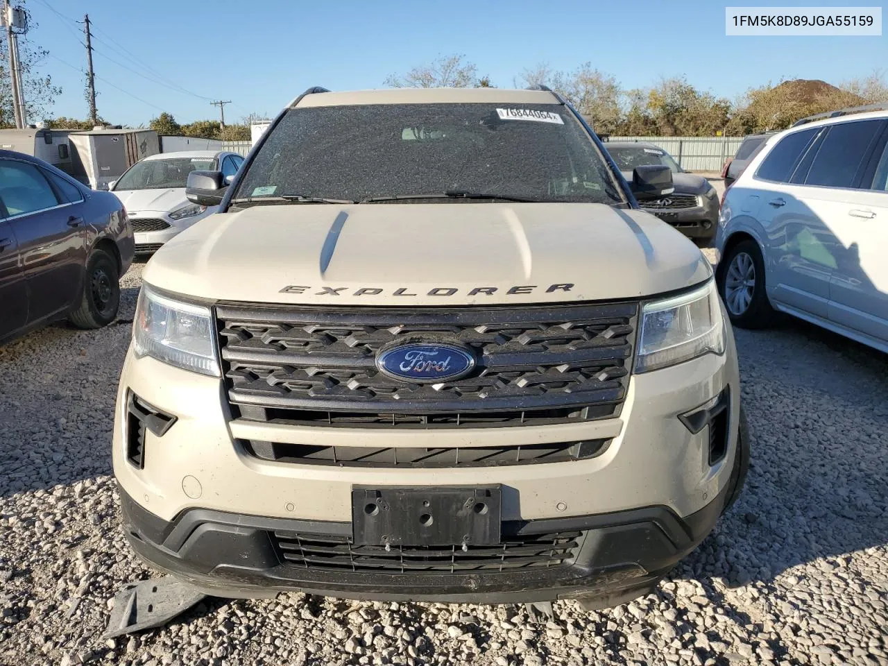 2018 Ford Explorer Xlt VIN: 1FM5K8D89JGA55159 Lot: 76844064