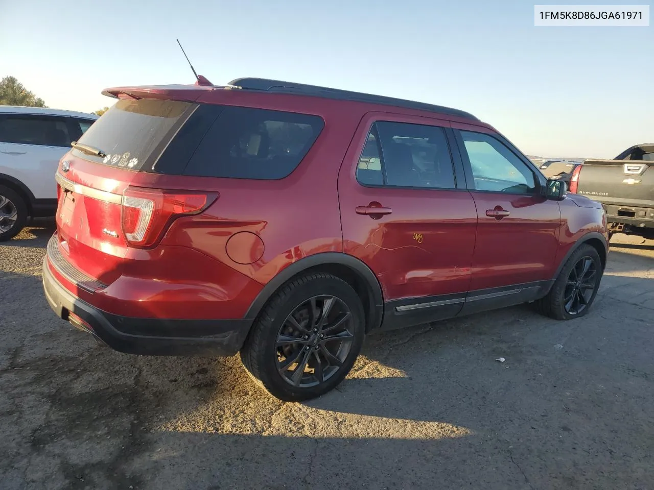 2018 Ford Explorer Xlt VIN: 1FM5K8D86JGA61971 Lot: 76871674